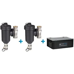 Aktionspaket bestehend aus 2 x Magnetit- & Schlammabscheider + 1 x Gratis WS-Box