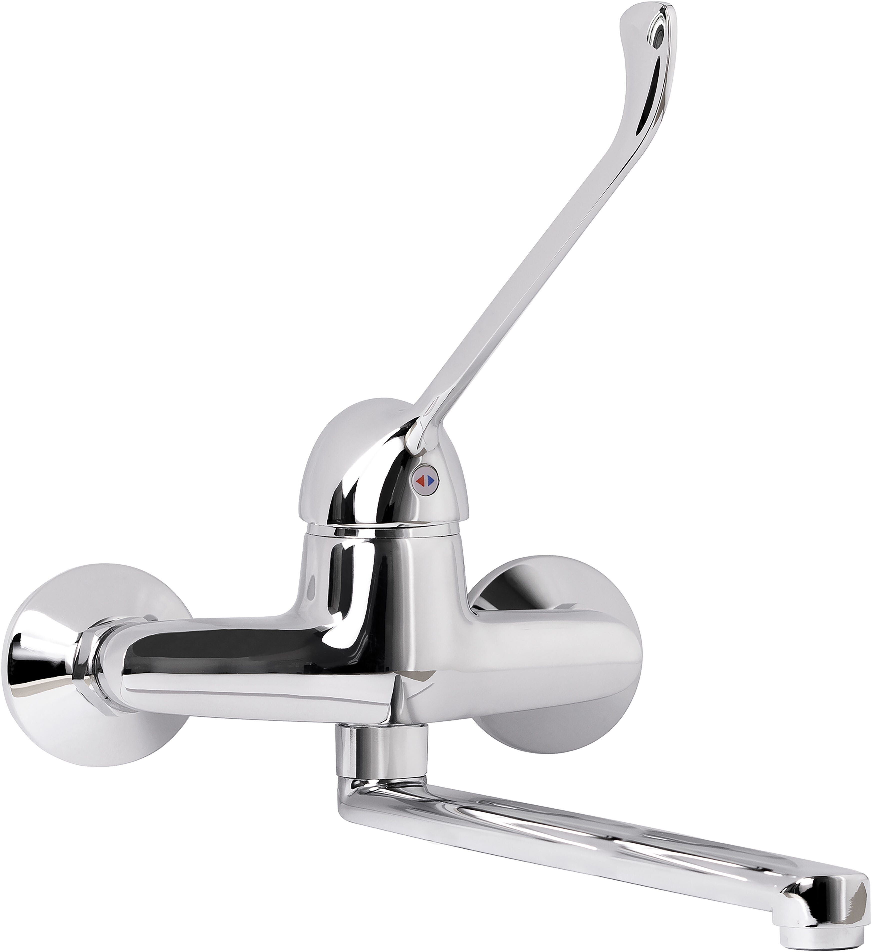 Tecnomat MISCELATORE PARETE ASTRA CON LEVA CLINIC CARTUCCIA CERAMICA Ø 40 mm