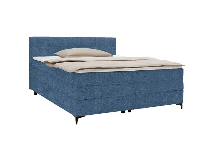 Boxspringbett 200/200 cm Blau