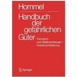 Handbuch der gefährlichen Güter. Transp, Fachbücher von Jörg Holzhäuser