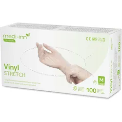 Medi-Inn Vinyl Stretch Einmalhandschuhe puderfrei XL / 100 Stück