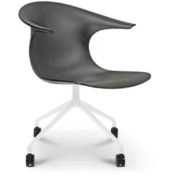 Infiniti Stuhl Loop 3D Wood Swivel Holz Eiche Schwarz