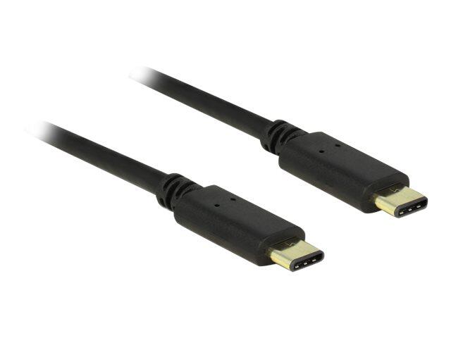 DeLock - USB-Kabel - USB-C (M) bis USB-C (M) - USB 2.0 - 3 A - 2 m 83332