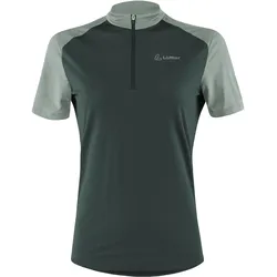 Löffler, Damen, Velotrikot, Purana Half Zip (M), Grün, M