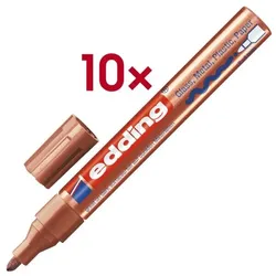 Edding 10x Lackmarker »750« gold