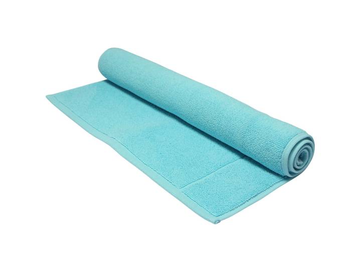 Living Home Badteppich Softfeel türkis Baumwolle 50 x 80 cm Rechteckig - Badteppich