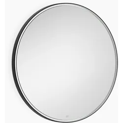 Dornbracht Lichtspiegel rund, Durchmesser 750mm, mit LED-Beleuchtung, 83151979-33, Farbe: Schwarz Matt