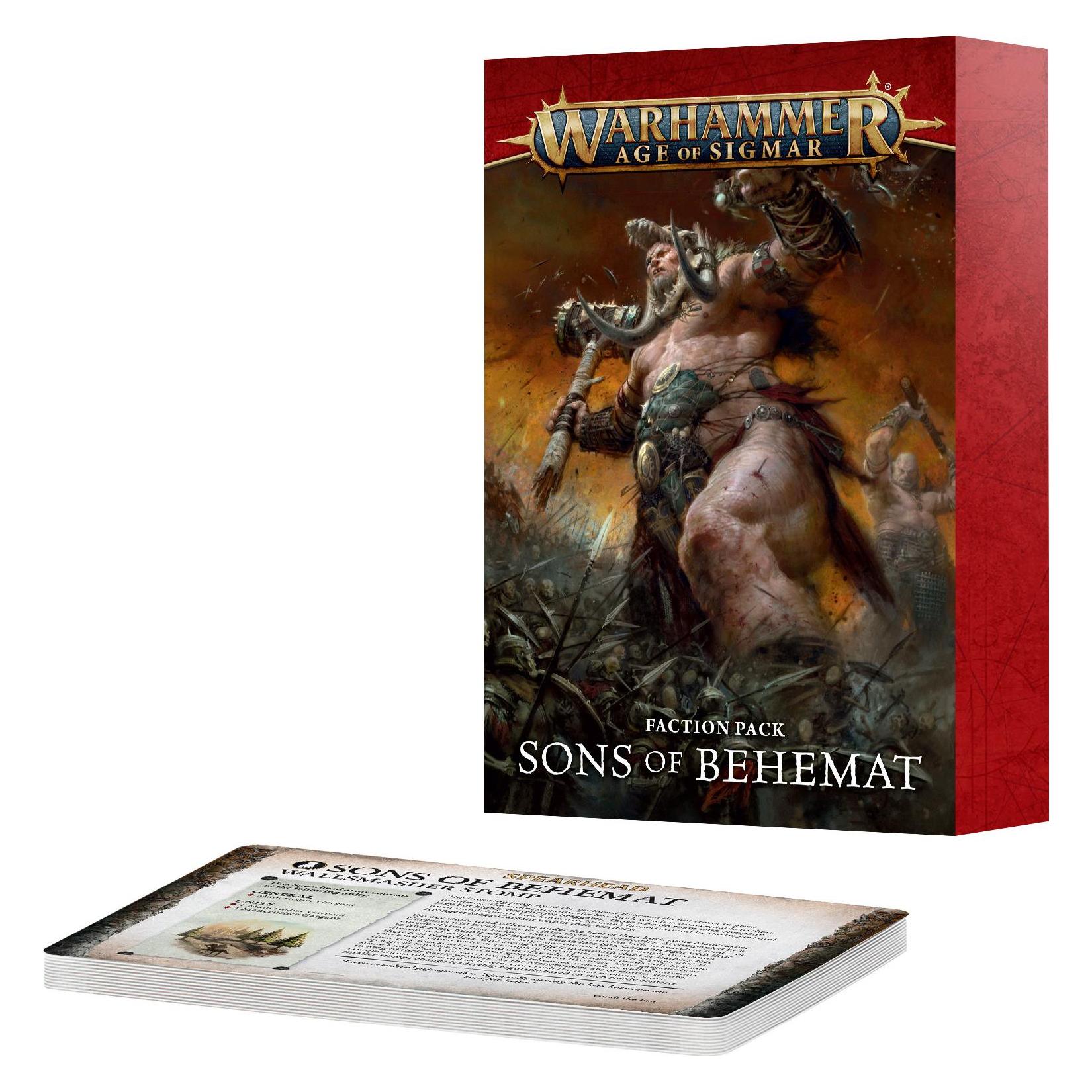 Games Workshop Faction Pack: Sons Of Behemat (2024) (Karton) (47344189)