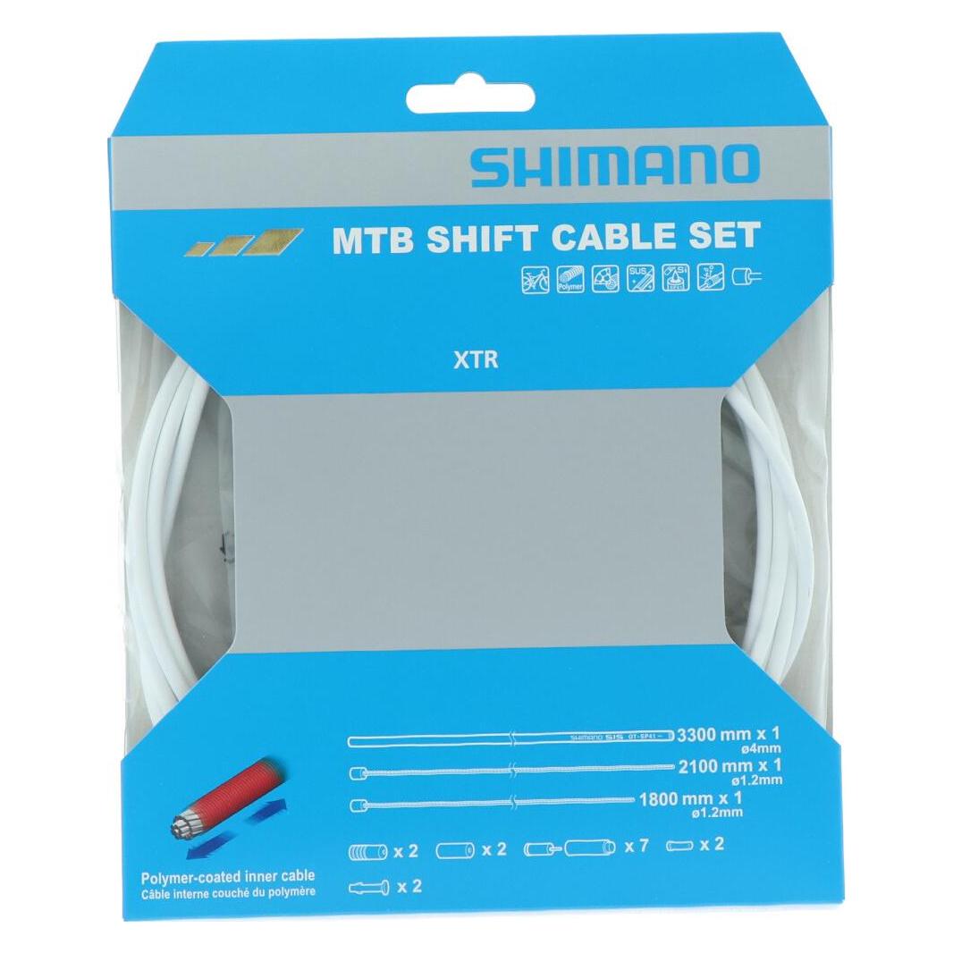 Shimano Schaltzug-Set MTB XTR polymerbeschichtet 3300 mm Weiss (39562367)
