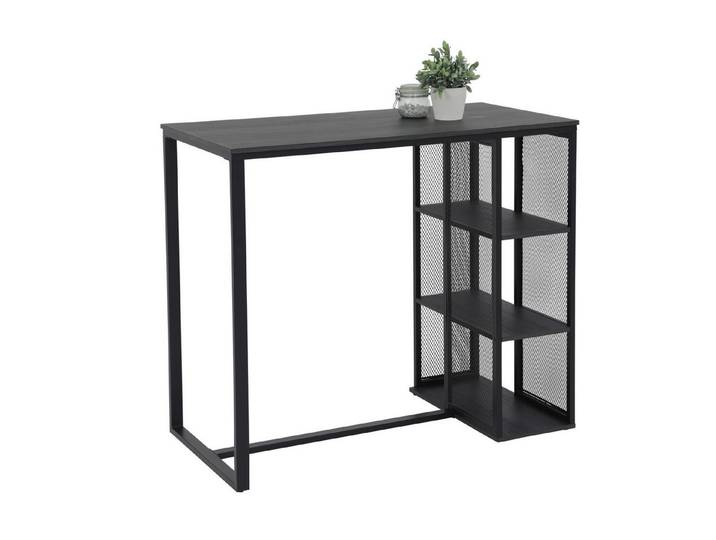freiraum Bartisch Bartisch >KLARA< Metall + 2 Platten zur Auswahl - 120x103x60cm (BxHxT), Metall + Fischgrät hellgrau - 120x103x60cm (BxHxT)