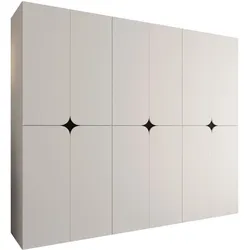 DREHTÜRENSCHRANK Espresso 240 cm