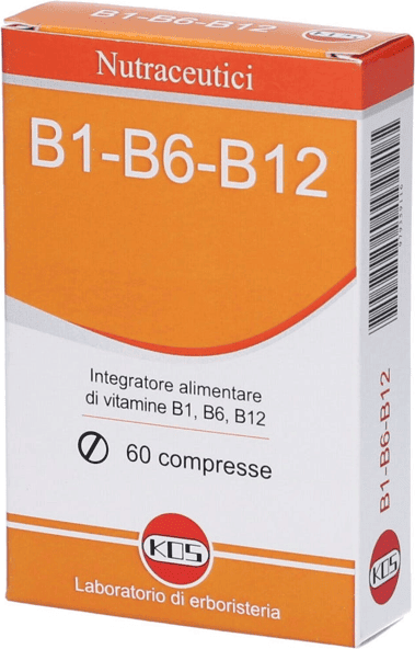 Kos B1-B6-B12 Integratore Vitamine 60 Compresse