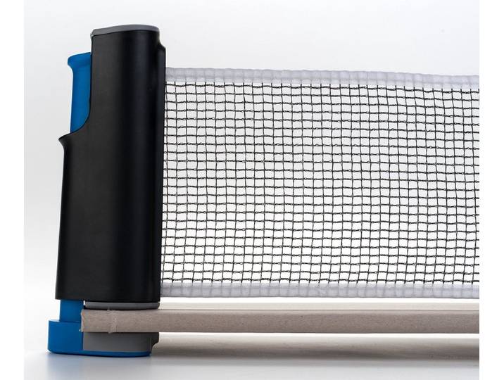 Tafeltennisnet - Uittrekbaar tot 180 cm - Zwart/Blauw