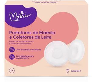 Mother Wells Protetores de Mamilo Coletor de Leite 2 un