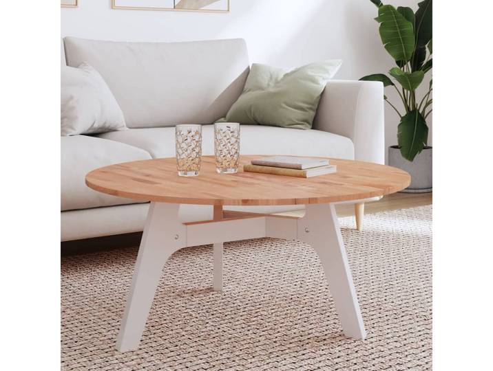vidaXL Tischplatte vidaXL Tischplatte Ø90x1,5 cm Rund Massivholz Buche