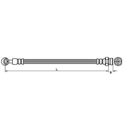 METZGER AUTOTEILE Bremsschlauch 4111030 für HYUNDAI