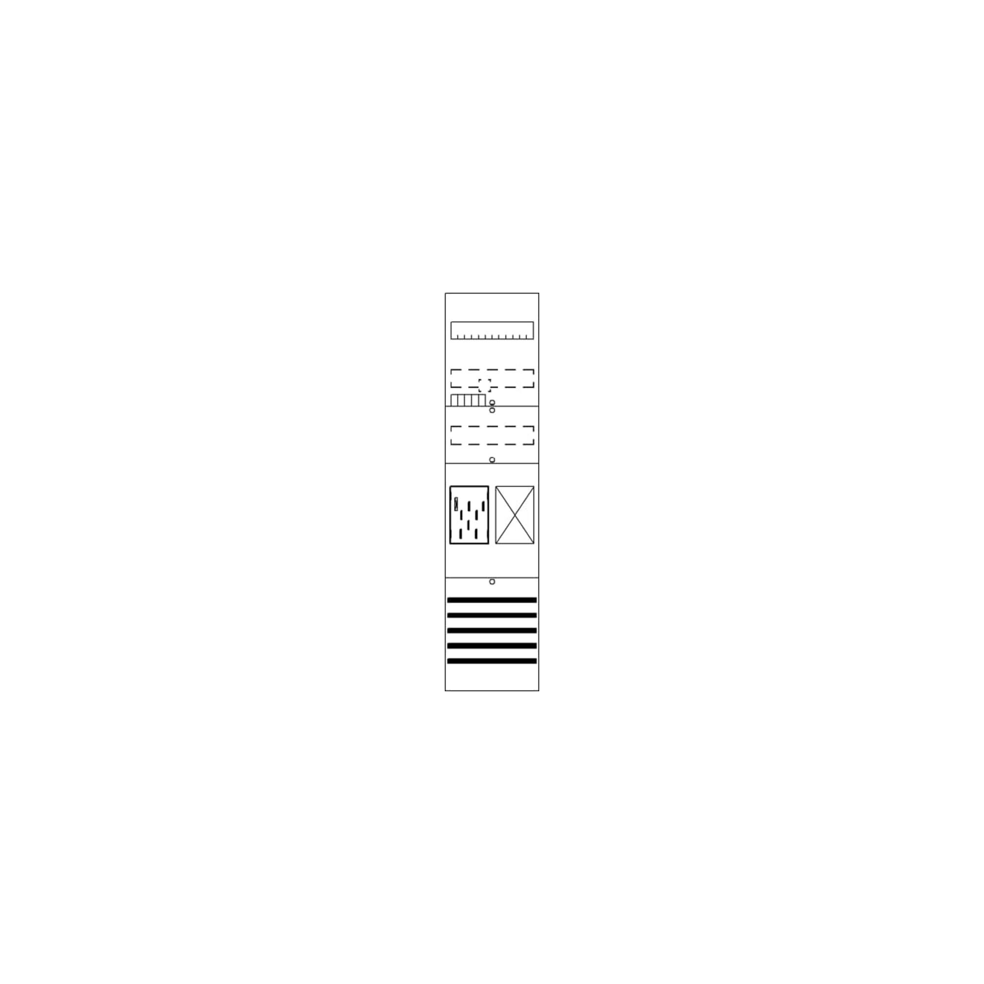 Striebel&John Zählerfeld 7RE 1Z1R vorverdraht BF17B11 ; STRIEBEL & JOHN (2CPX054074R9999)