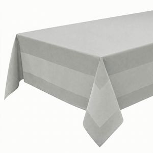 Gözze Tischdecke Pik-As, Silber, 130 x 220 cm, rechteckig, aus 100% mercerisierter Baumwolle
