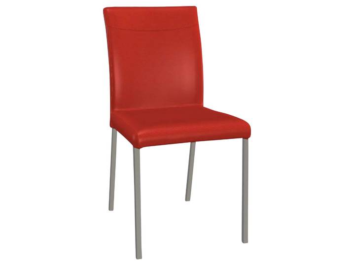 Stuhl Leicht Premium Trendstühle / Farbe: Ferrari / Material: Leder