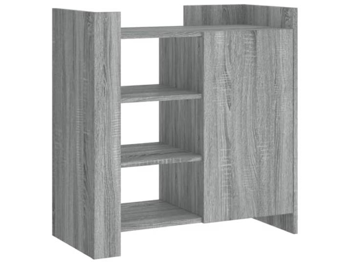 KGFHERENB Sideboard Grau Sonoma 73,5x35x75 cm Holzwerkstoff Schrank Flexibles Sideboard aus Holzwerkstoff in Grau Sonoma für Wohnzimmer und Flur mit anpassbarer Tür und viel Stauraum.
