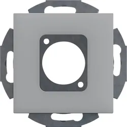 Hager Montagerahmen für 1 Multimedia Typ31 alu