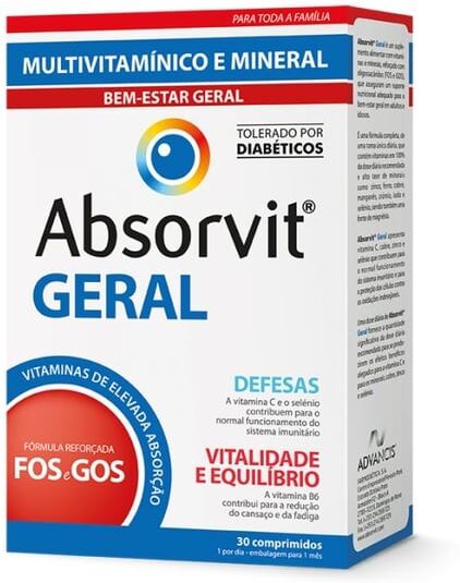 Absorvit Geral Comprimidos X 30