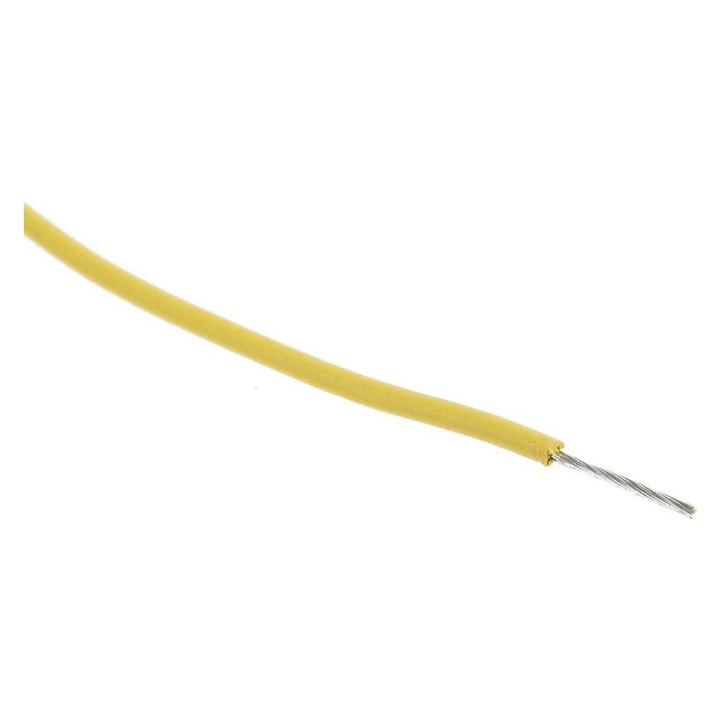 RS PRO UL3266 Hook-up wire 22AWG Yellow 100m (100 m) (8725300)