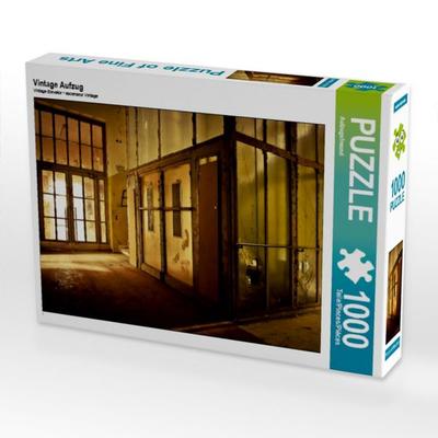 CALVENDO Puzzle Vintage Aufzug 1000 Teile Puzzle quer | 1000 Teile Lege-Größe 64 × 48 cm Foto-Puzzle für glückliche Stunden