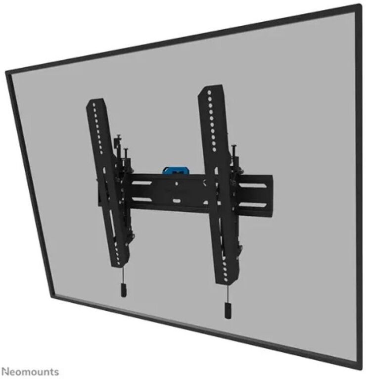 Neomounts WL35S-850BL14 Support TV mural ultraplat et inclinable pour écrans de 32 à 75″ avec construction solide en acier, montage rapide et