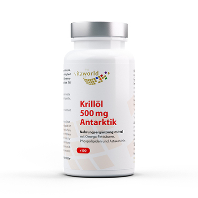 Vita World GmbH KRILLÖL 500 mg Antarktik Kapseln 100 St 02036367