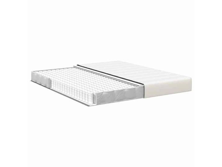 Grand double Lit - Matelas de Lit - 2 PLACES - avec matelas Crème 180x200cm tissu 146362rpf81i