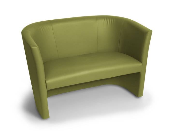 CHARLY DUO Cocktailsessel / Sessel, Material Kunstleder, grün