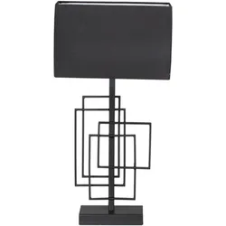 By Rydens, Tischlampe, Tischleuchte Paragon H 69 cm Schwarz matt/schwarz E27 4002050-4002 (E27)