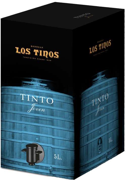 Bag in Box Los Tinos Tinto Joven 5L - Vino Tinto 500cl España