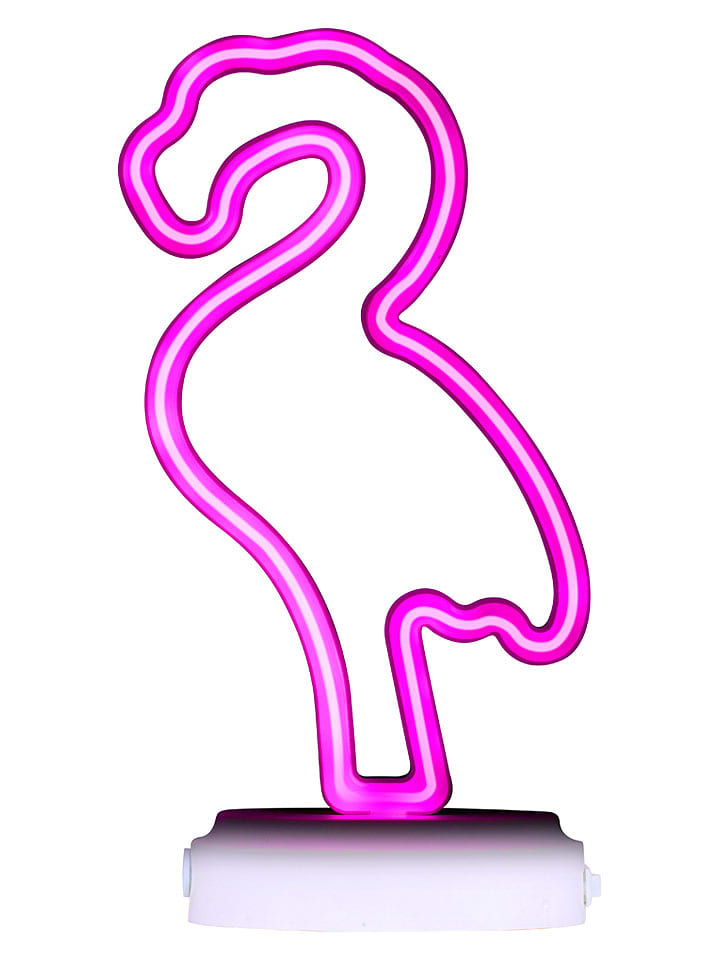 GRUNDIG LED-Dekoleuchte ''Flamingo'' in Pink - (B)16 x (H)25,8 x (T)5,6 cm - onesize