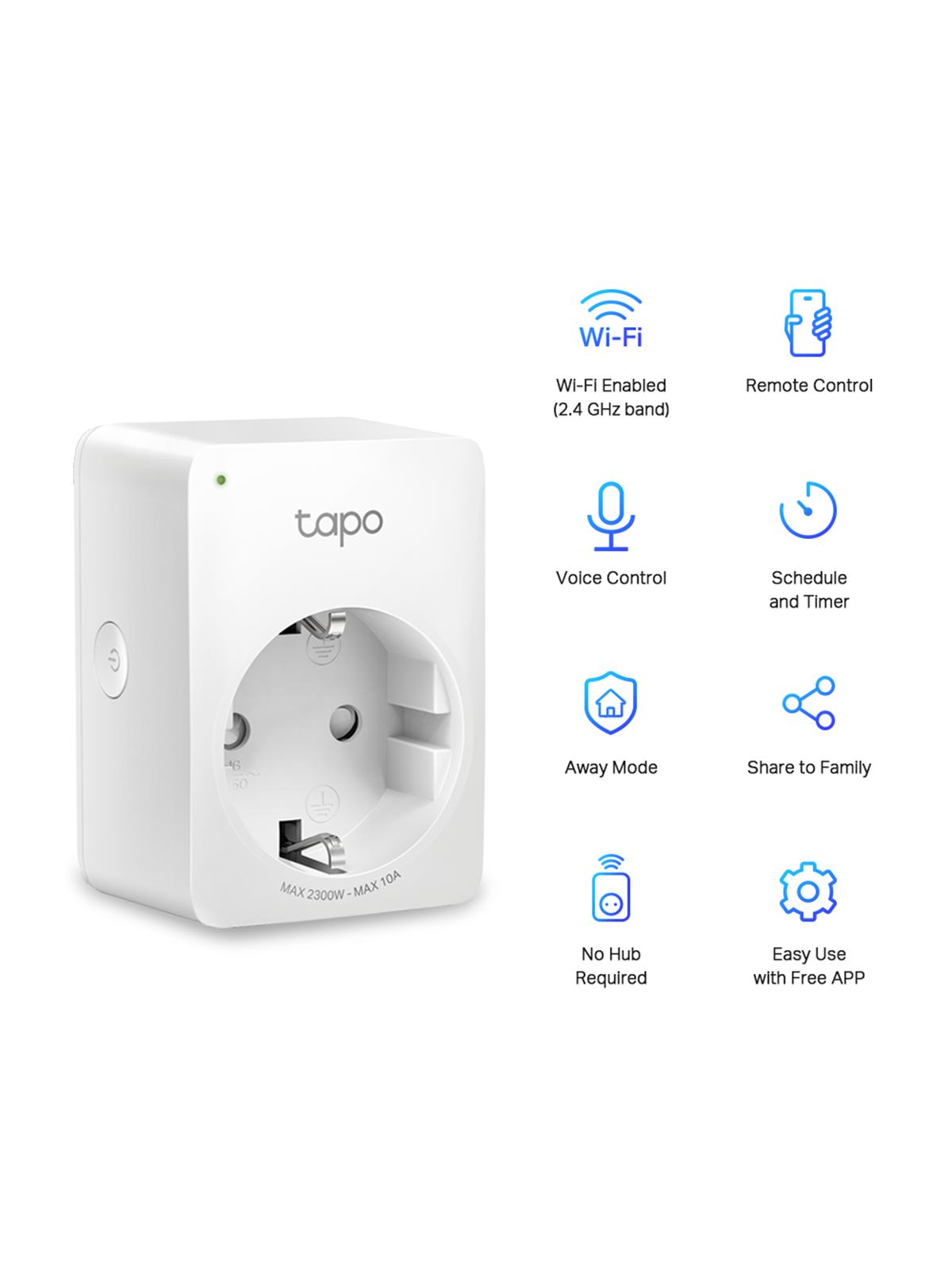 TP-Link Tapo P100 (1-pack) Mini Smart Wi-Fi Socket