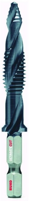 Ruko ULTIMATECUT Foret taraud combiné HSS TiN M8 (270618P)