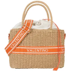 Valentino Henkeltasche Boho Straw Shopping Bag naturale/arancio - 23