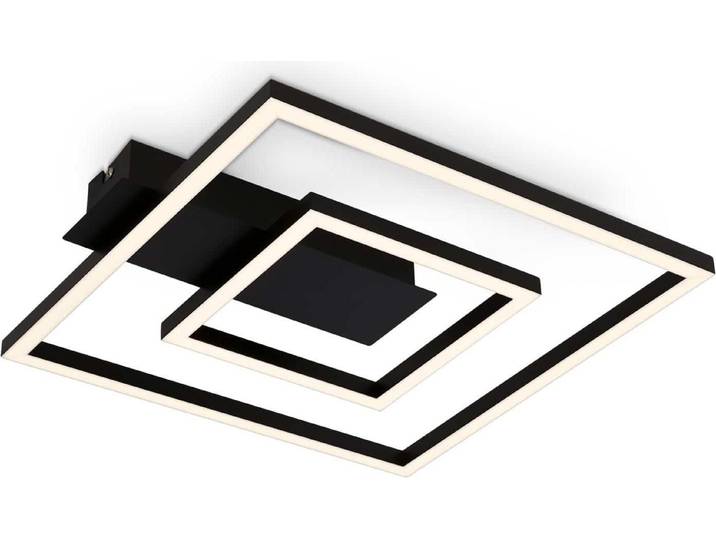 LED ceiling light, black, LED/22W