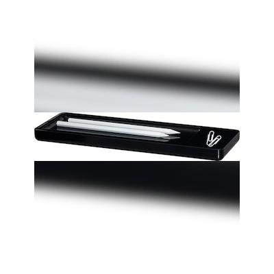 Stiftschale HAN i-Line schwarz hochglänzend, 280x95x18 mm