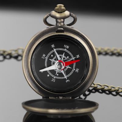 The Handy Homestead Vintage Fullmetal Pocket Compass Watch Brass Navigation Tool a