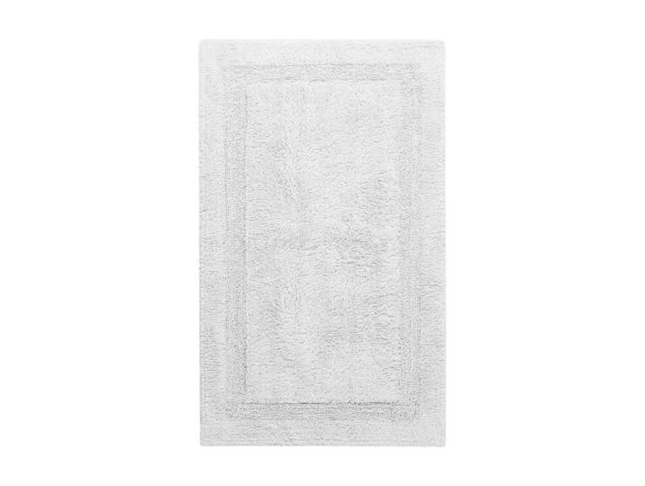 Tapis de bain blanc en coton 60x100