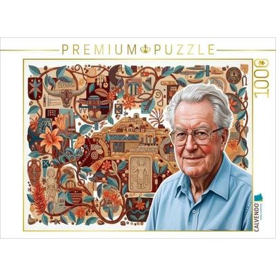 CALVENDO Puzzle James Mellaart (1925-2012), Archäologe, entdeckte Çatalhöyük | 1000 Teile Lege-Größe 64x48cm Foto-Puzzle für glückliche Stunden