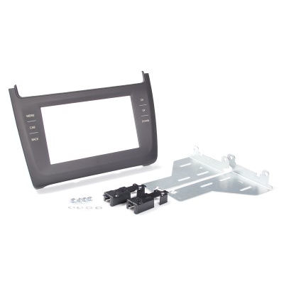 CHP Radioblende VW Polo ab 2014 2DIN dunkelgrau