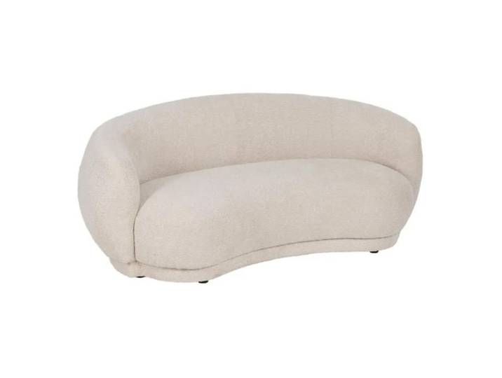 Canapé - Meubles&Design - Canapé 2 places galbé en tissu beige CYMÉLIA
