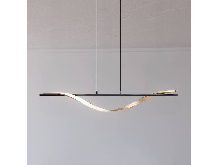 Suspension LED 115 x 12 x 120cm Aluminium / acier laqué Polycarbonate LED Module LED