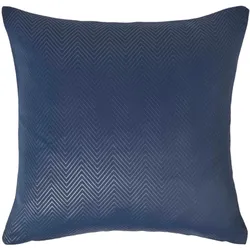 KISSENHÜLLE Fischgrät-Muster 45/45 cm