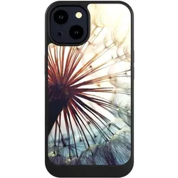 Nivocase Hülle für Apple iPhone 14 Handyhülle NIVOcore Case Schwarz Blumen Fotografie Pusteblume (Apple iPhone 14), Smartphone Hülle, Schwarz