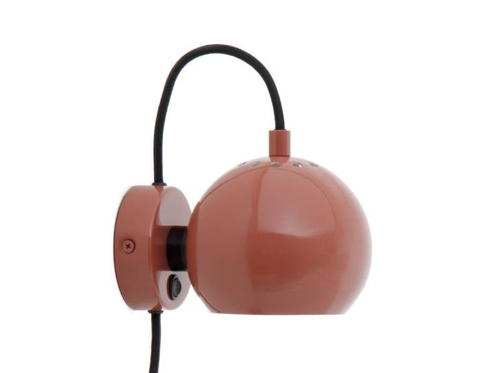 Ball Wandleuchte Glossy Red - Frandsen Ball Magnet - Wohnzimmer - Design - Metall - Einflammig