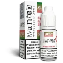 Wassermelone NicSalt Overdosed Liquid by Wanted 10ml / 20mg